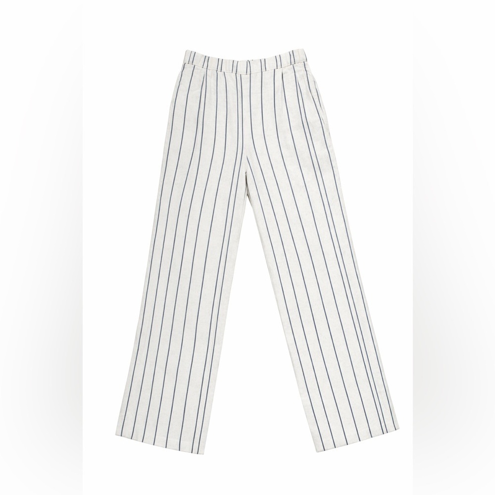 Old Navy Taylor Wide Leg Trouser Extra High Rise Stripe M